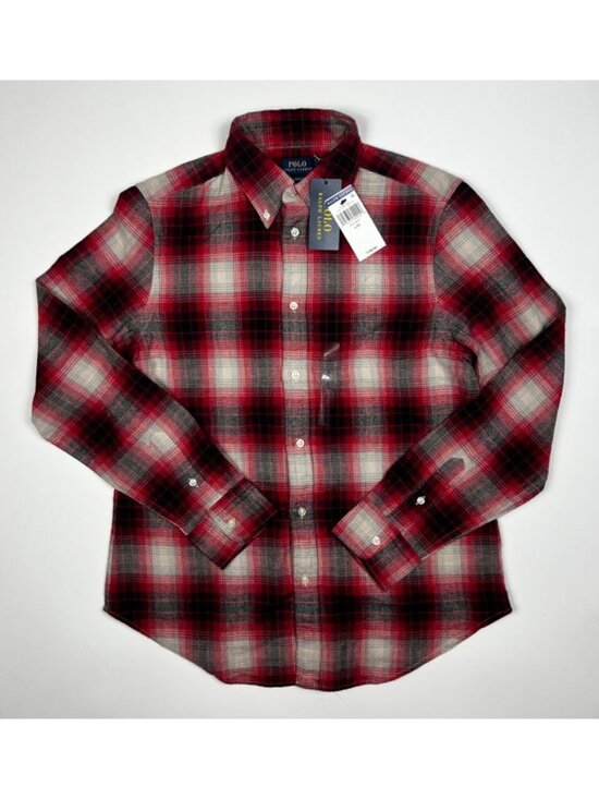 Polo Ralph Lauren Other - NEW Polo Ralph Lauren Women's L Classic Fit Plaid Cotton Shirt NWT $198